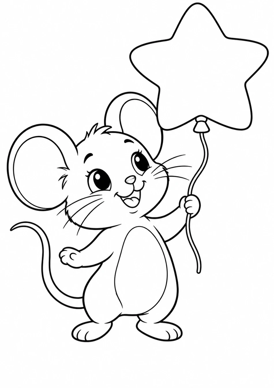 La souris et son ballon
