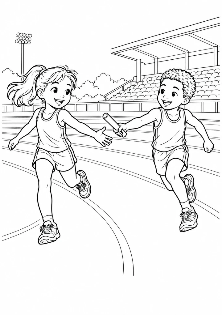 Le relais d’athlétisme