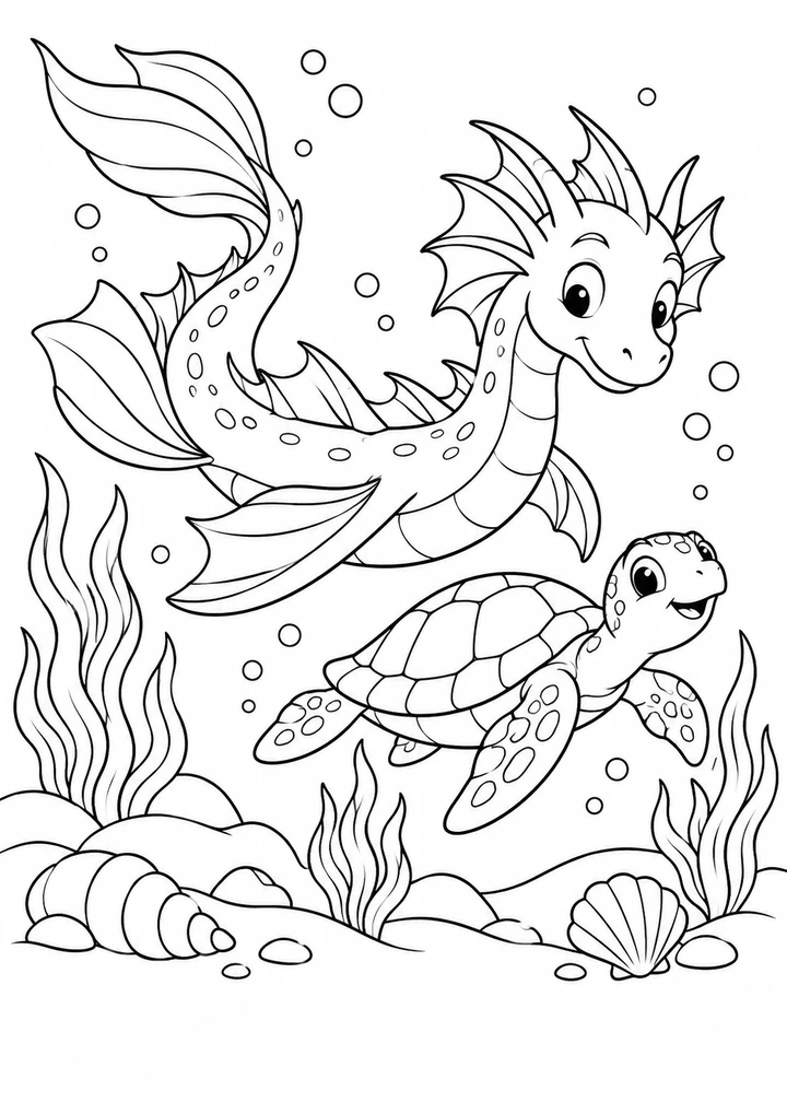 Le dragon des fonds marins
