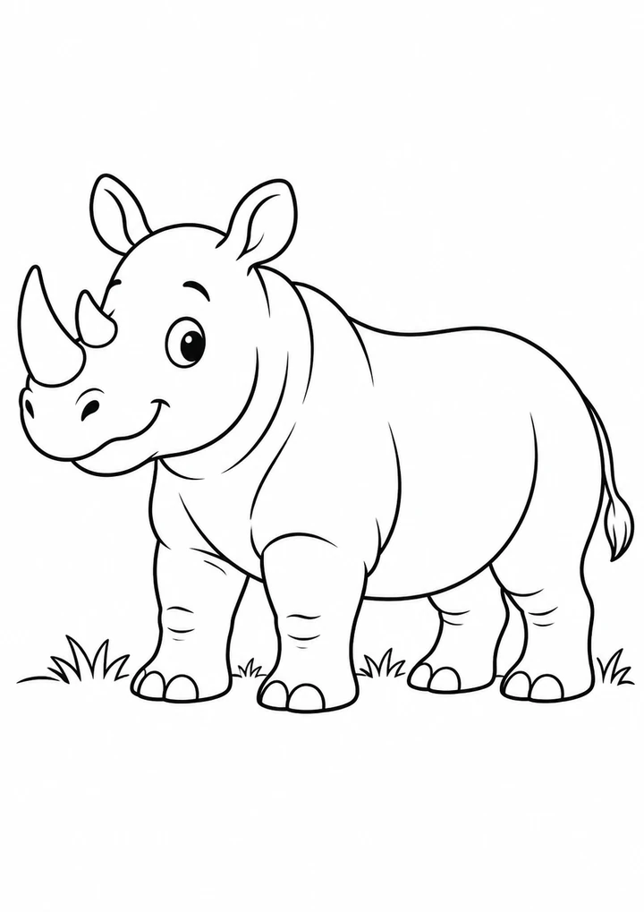 Le rhinocéros tranquille
