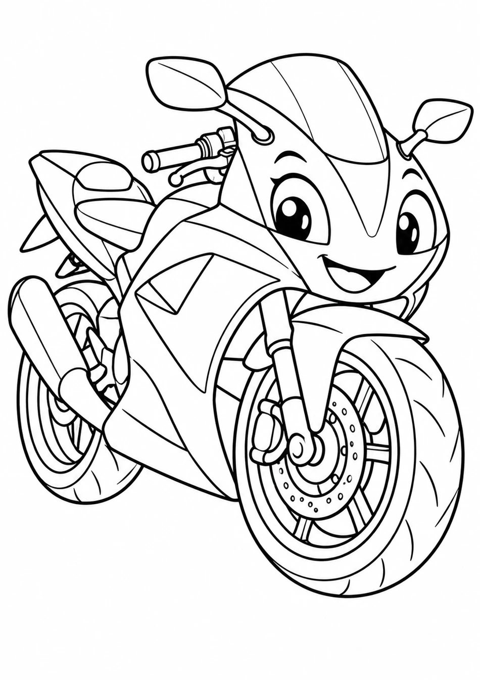 La petite moto de course