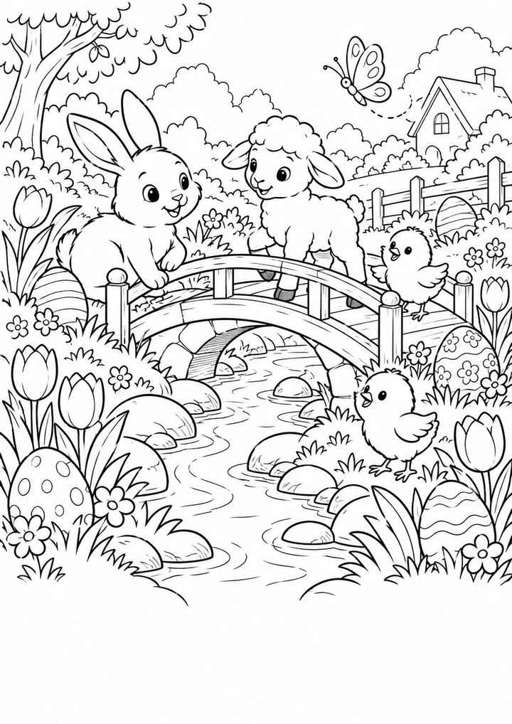 Le jardin enchanté de Pâques