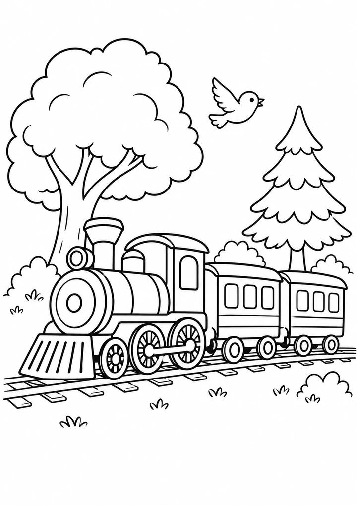 Le train de la forêt