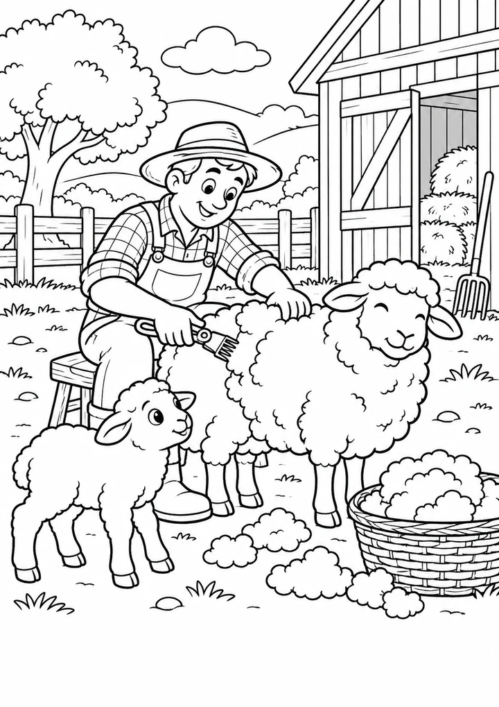La tonte du mouton
