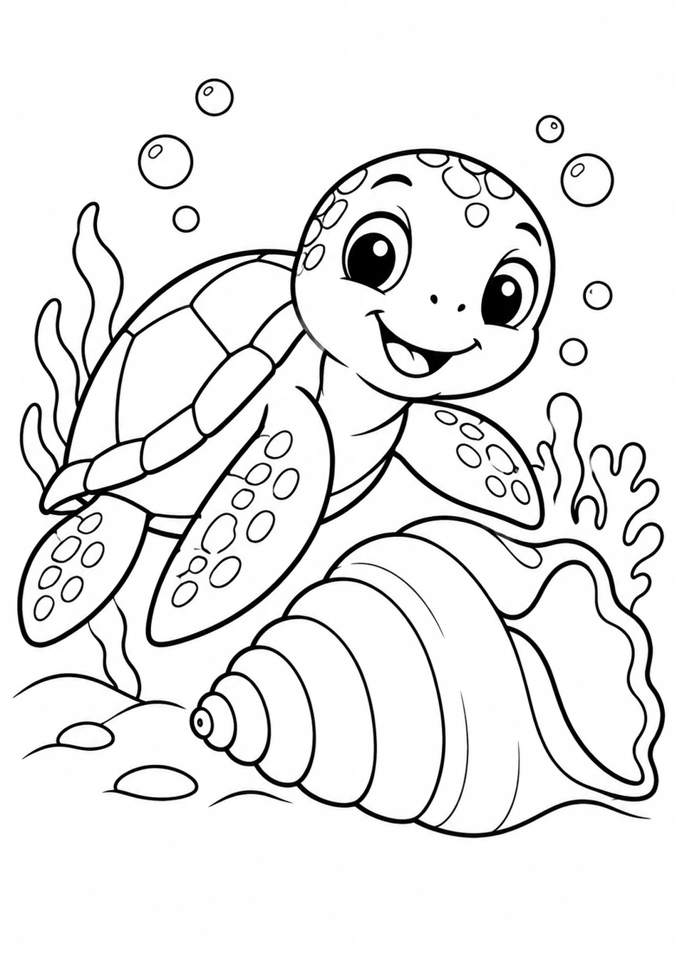 La tortue et son coquillage