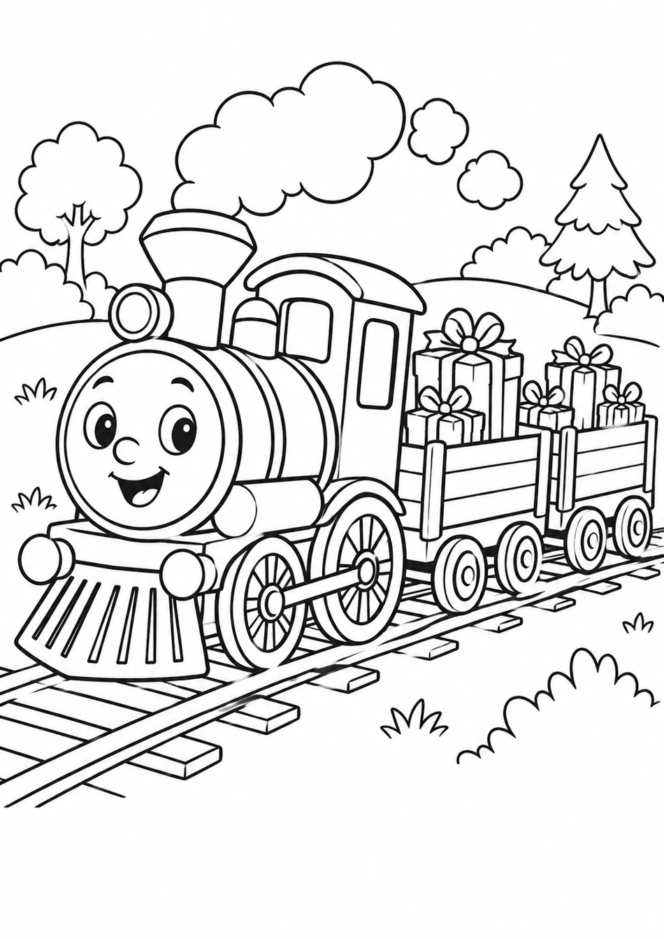 Le train de Noël