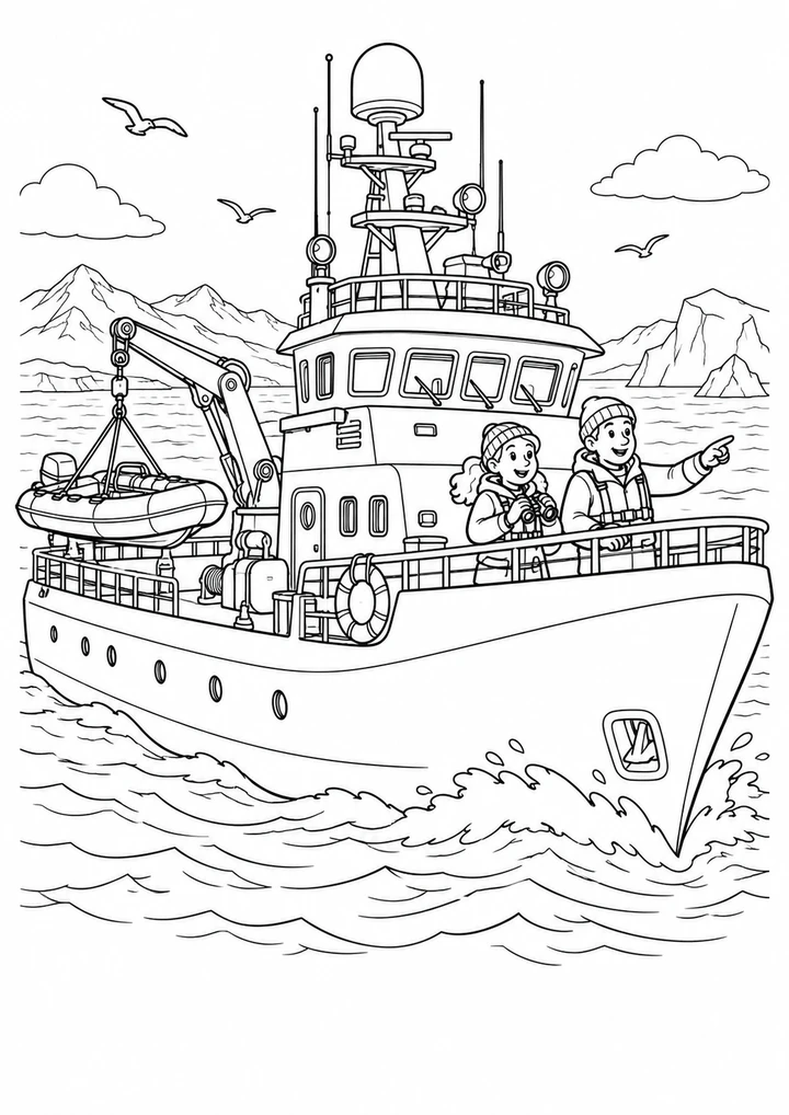 Le navire des explorateurs