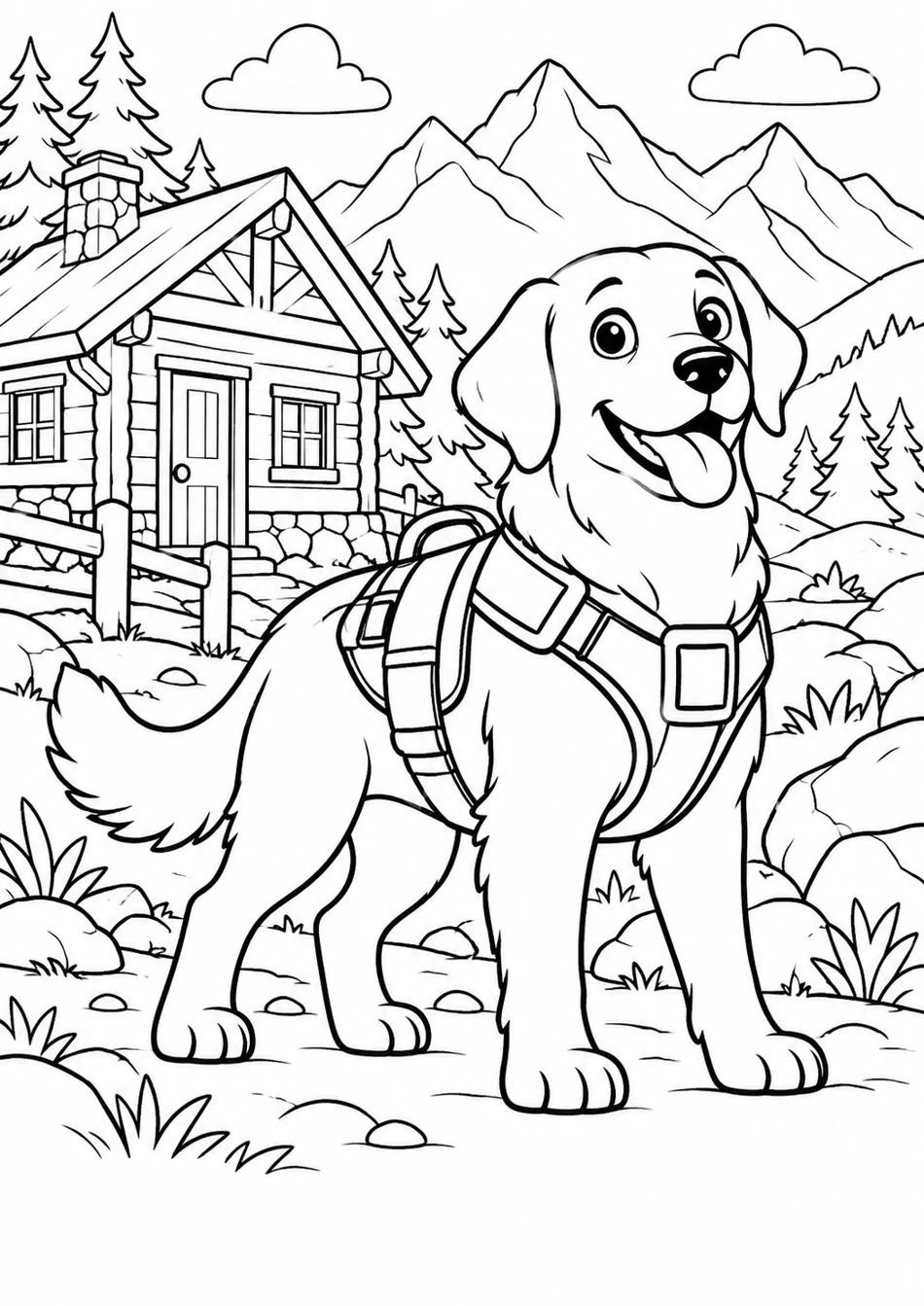 Le chien sauveteur