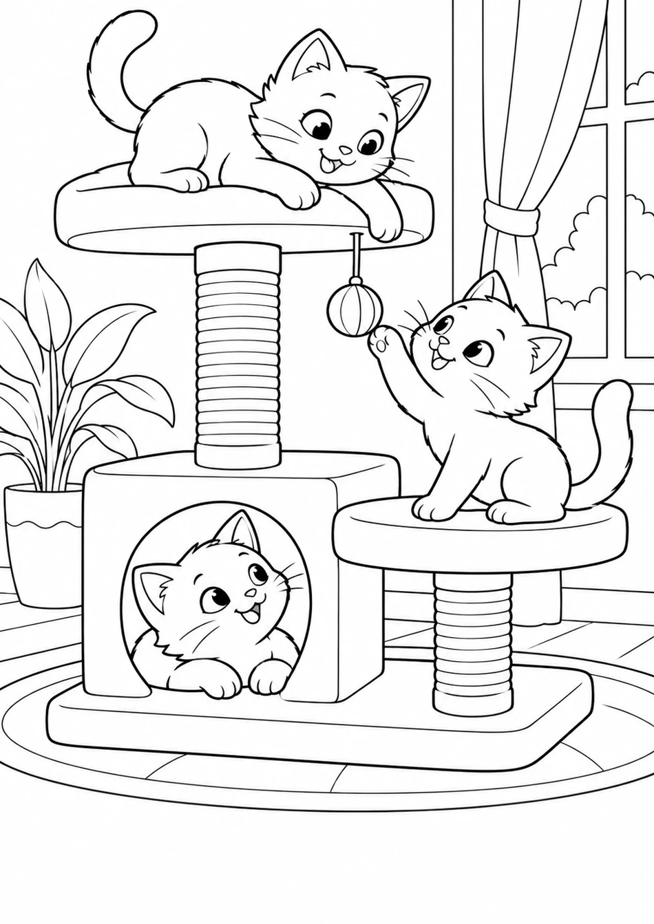 La maison des chatons