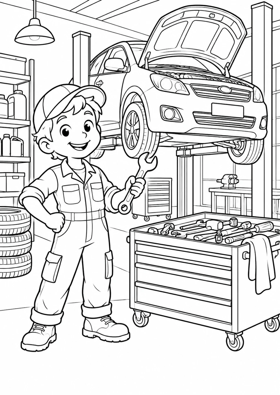 Le garage du mécanicien