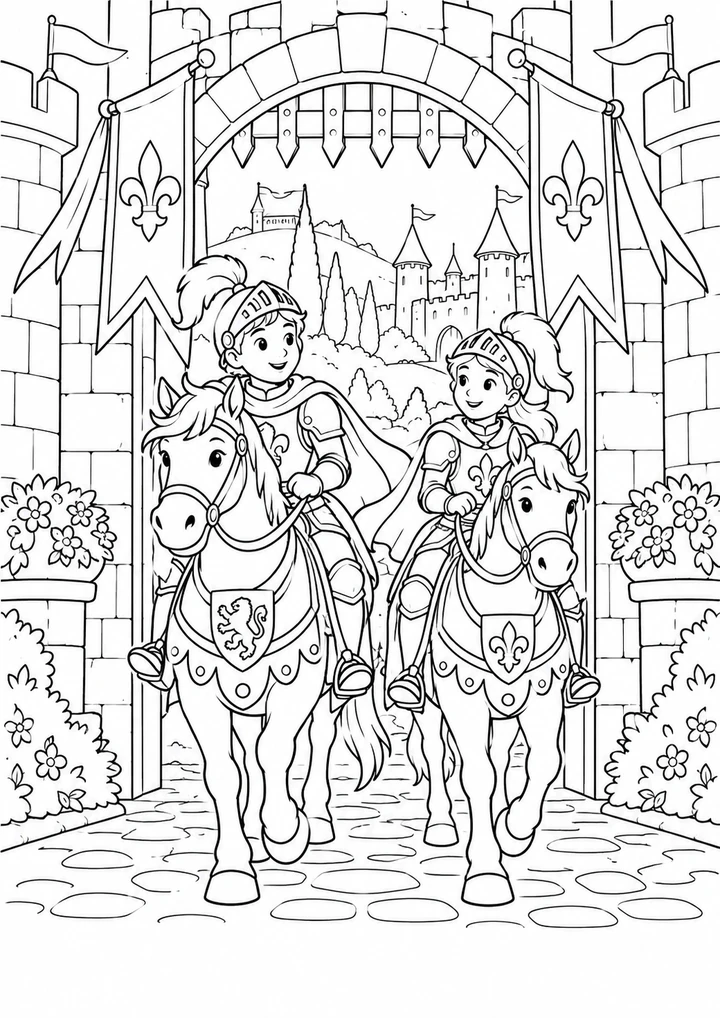 Le retour au château