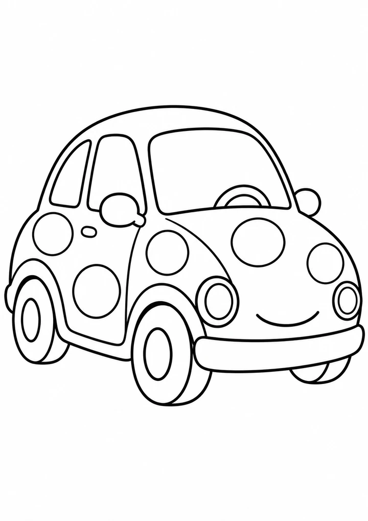 La voiture à pois