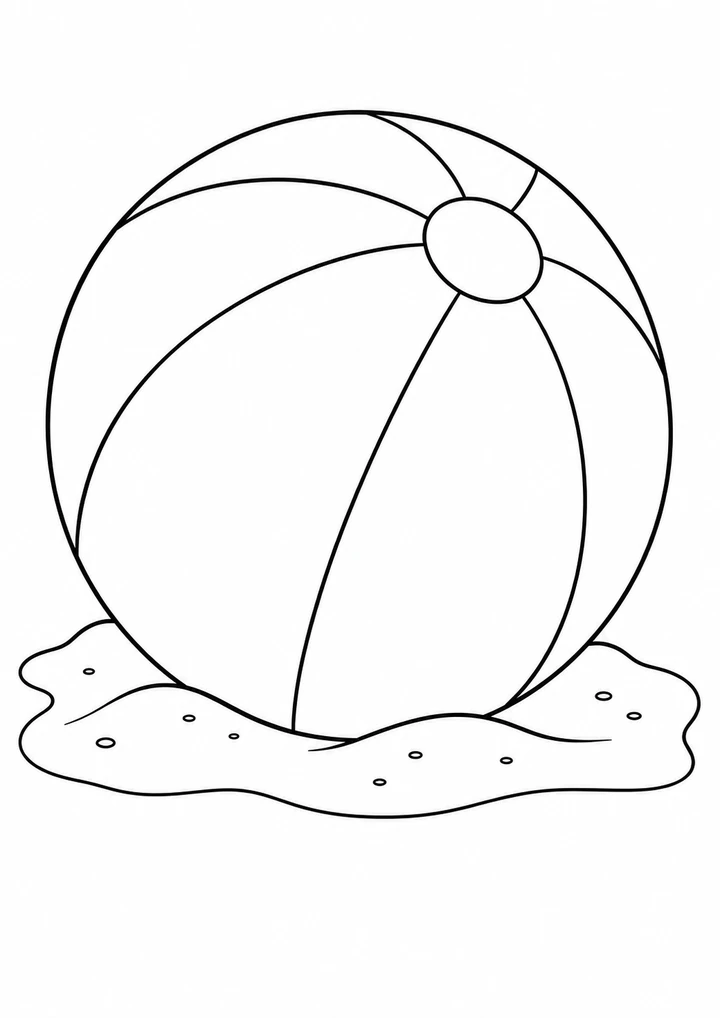 Le ballon de plage