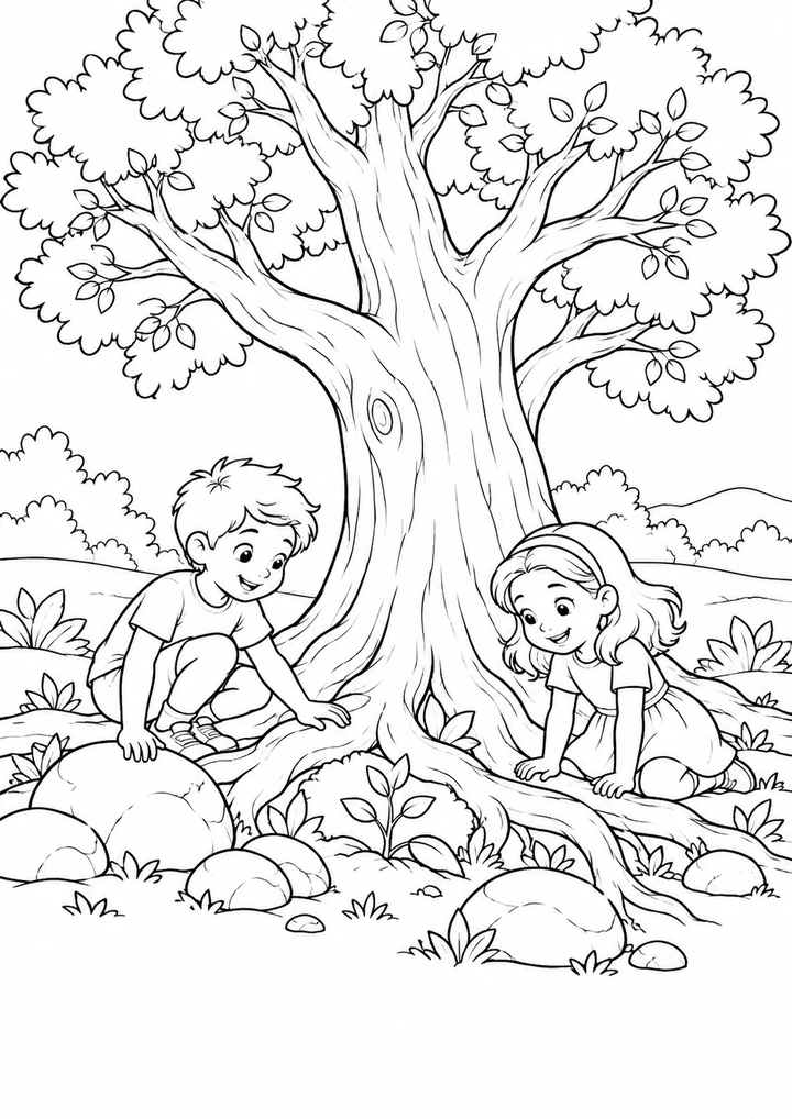L’arbre aux racines apparentes