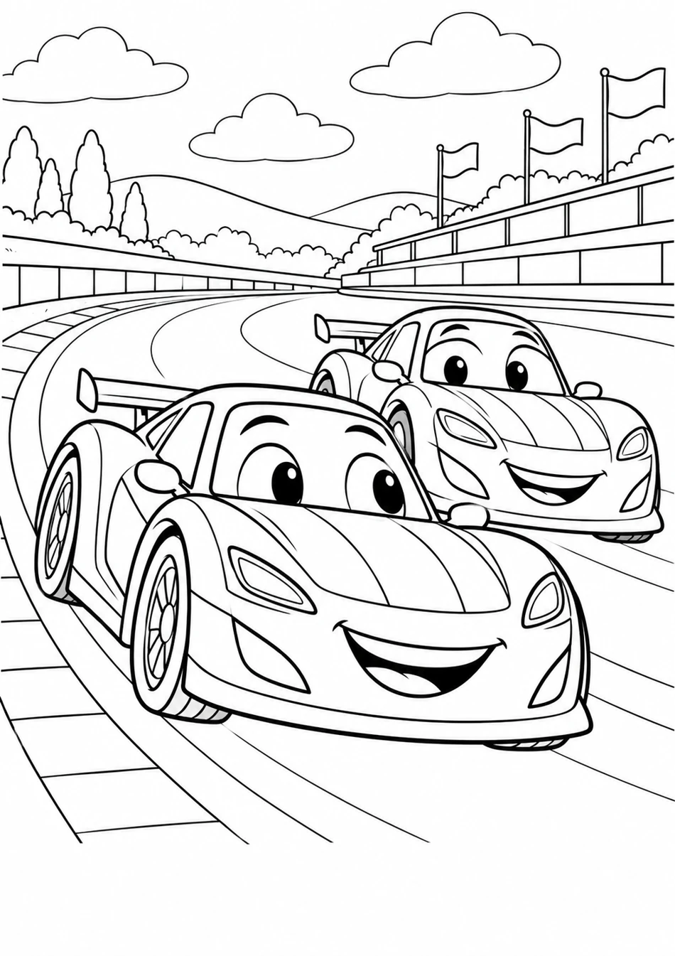 Le circuit des petites voitures