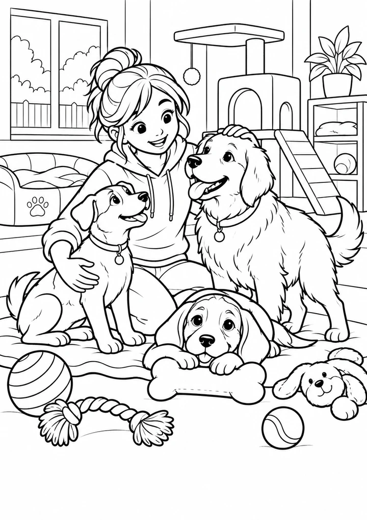 Les chiens au refuge