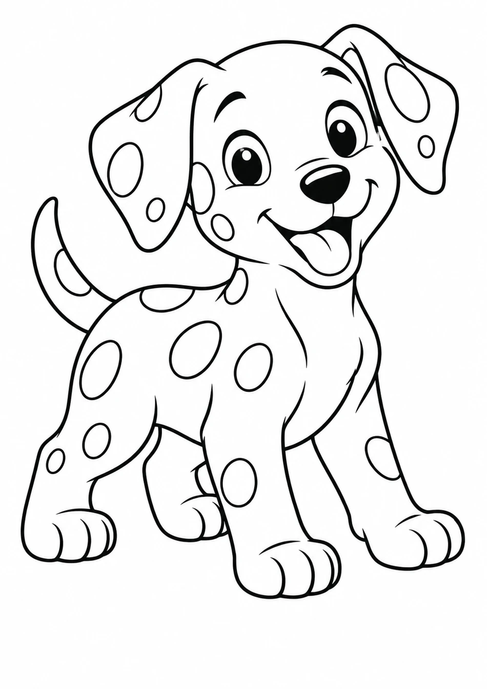 Le dalmatien souriant