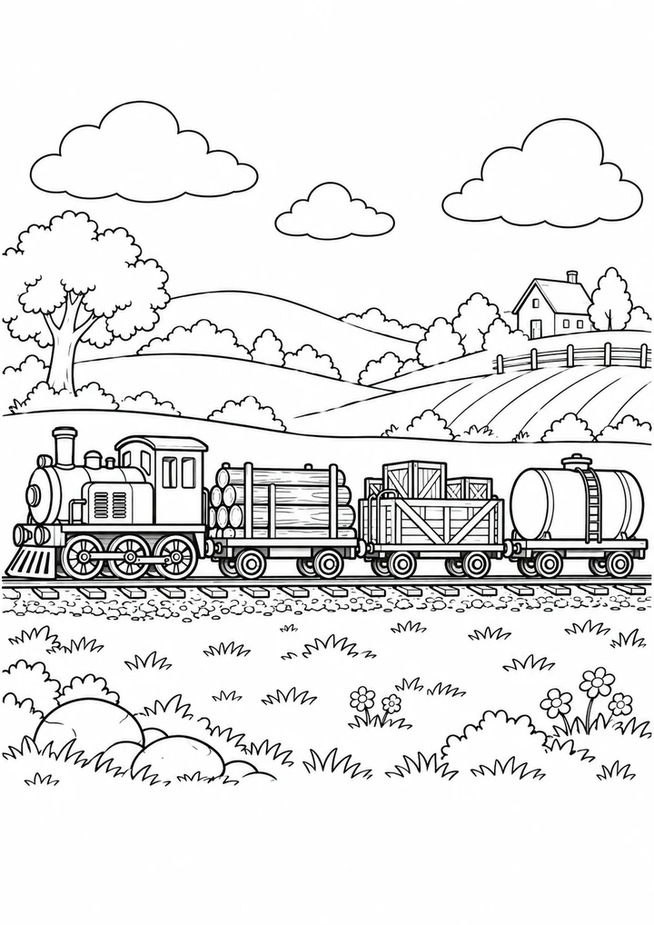 Le train de marchandises