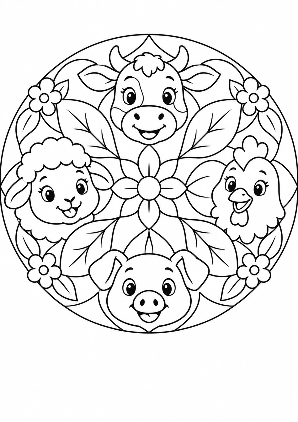 Le mandala de la ferme