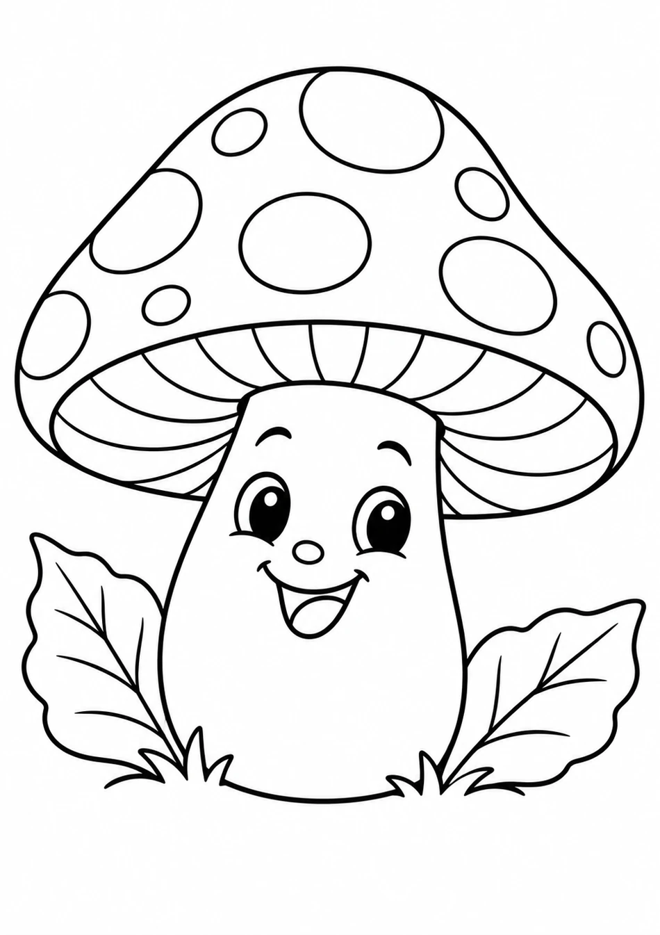 Le champignon souriant