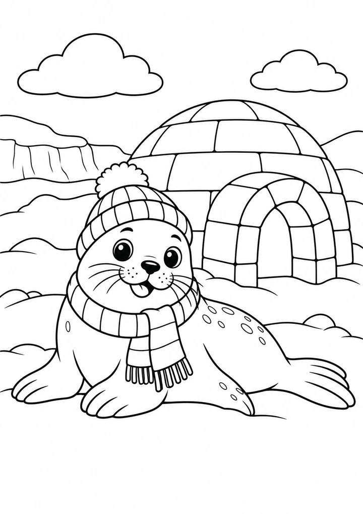 L’igloo et le petit phoque