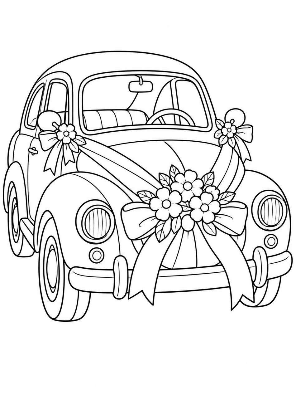 La voiture de mariage