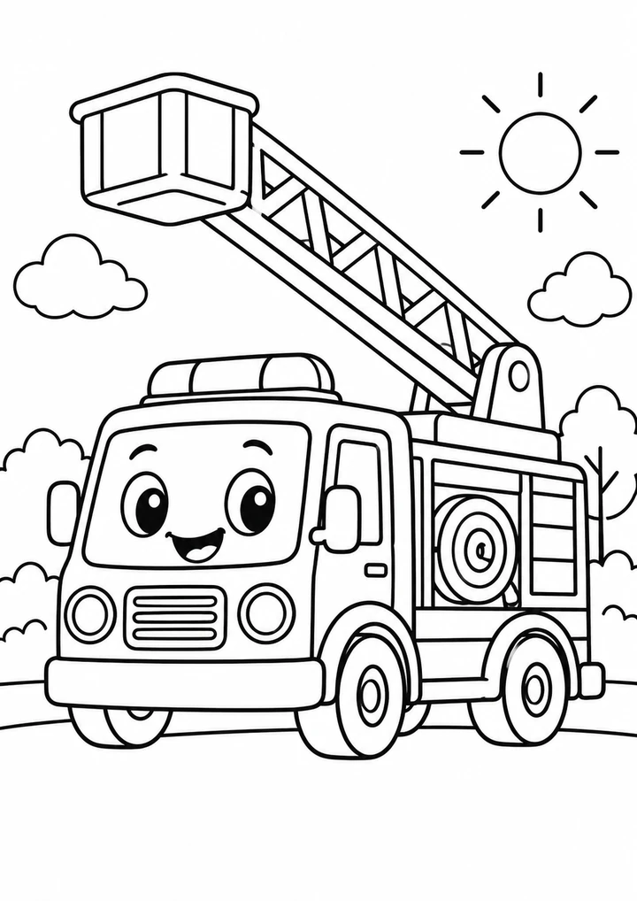 Le camion à grande échelle