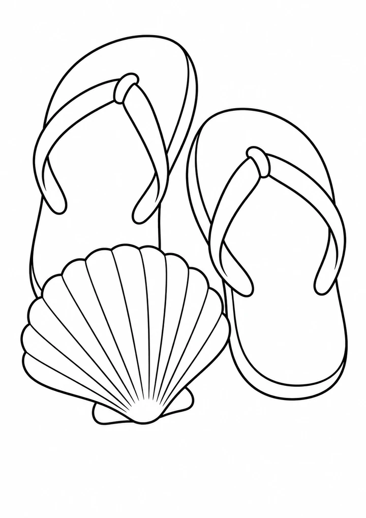 La tong et le coquillage