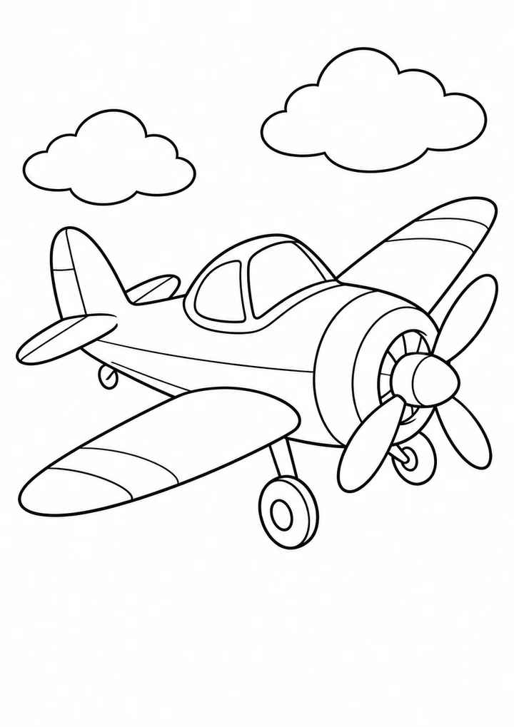 Le petit avion au nez rond