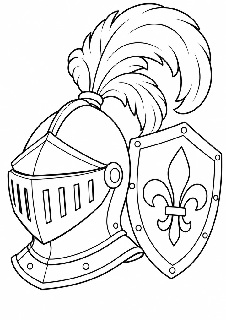 Le casque au plumet géant