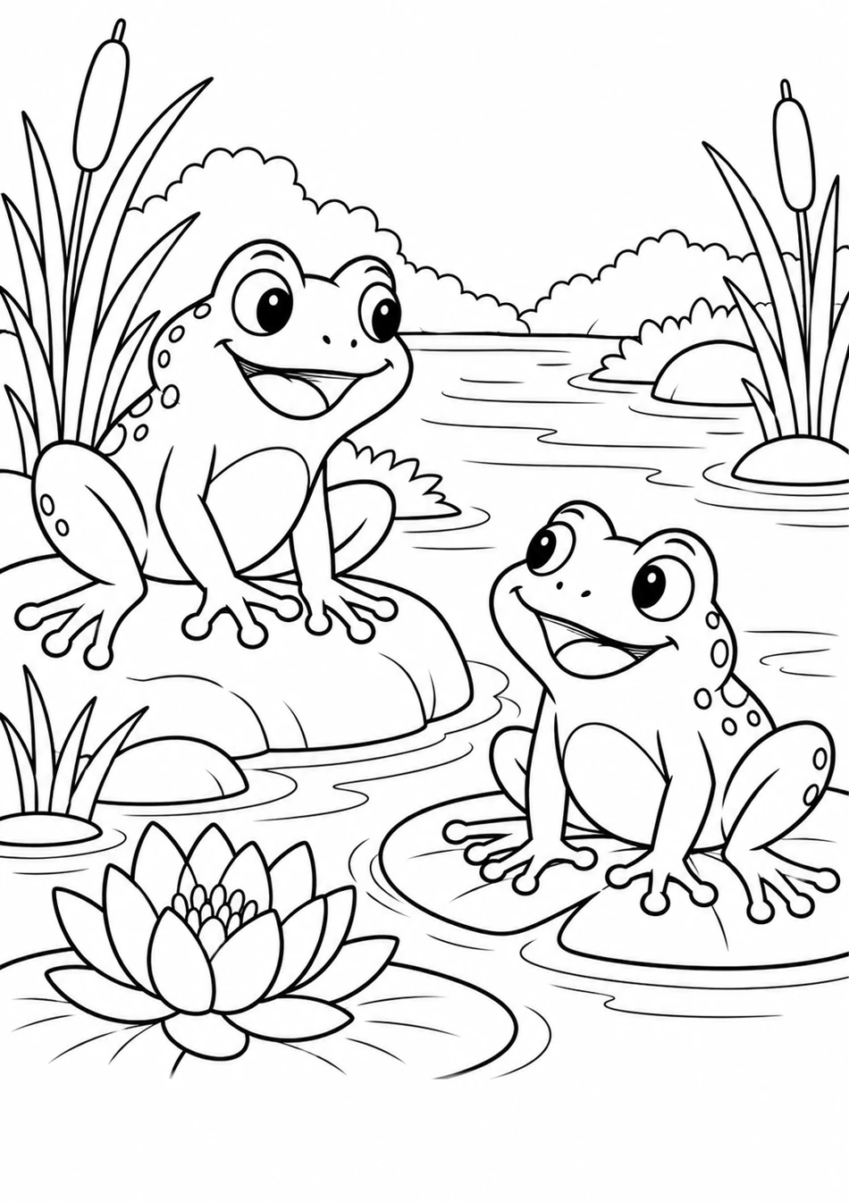 Le ruisseau des grenouilles