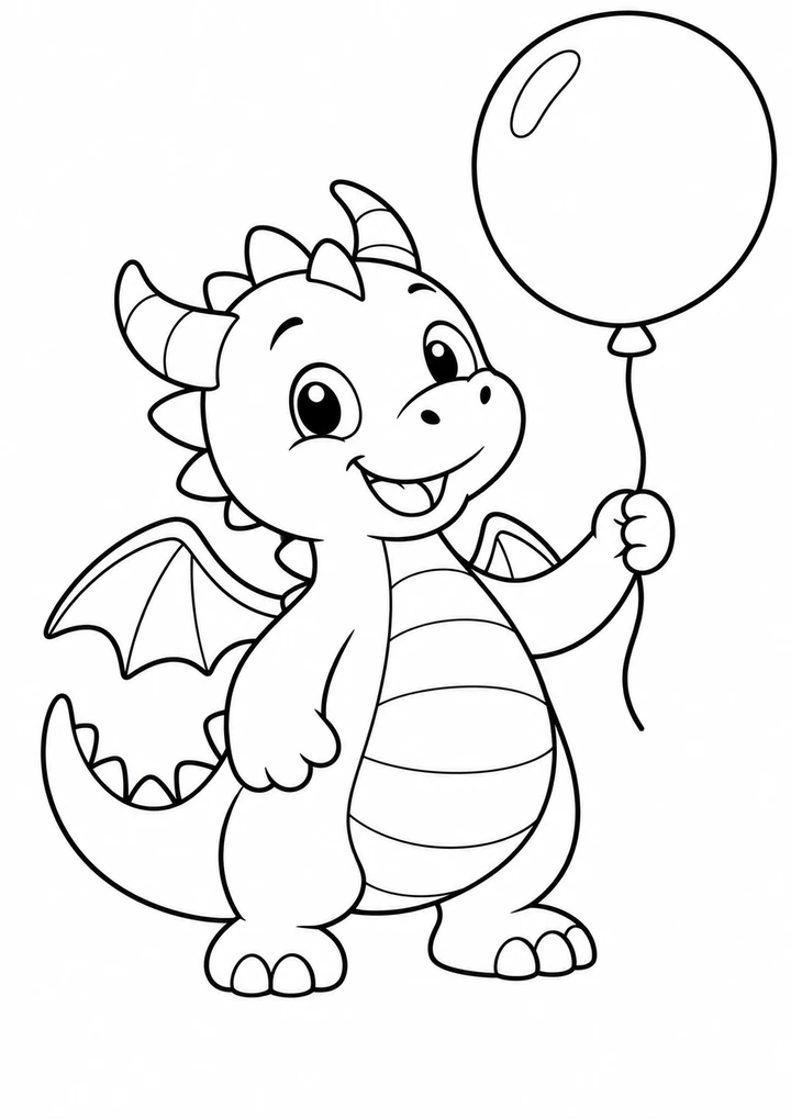 Le dragon et son ballon