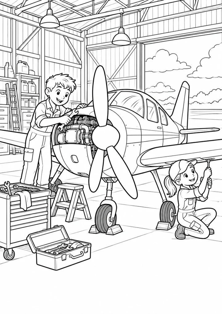L’atelier des avions