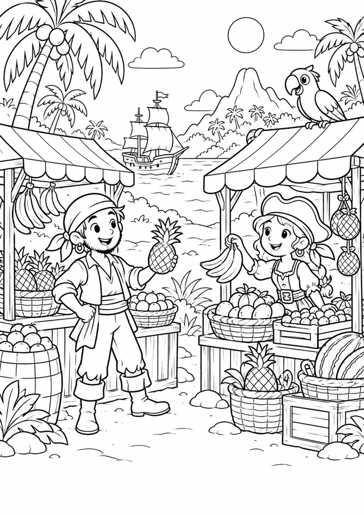 Le marché de l’île