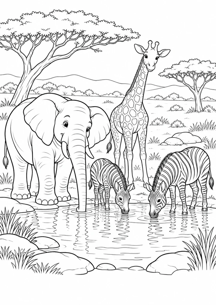 La rencontre au point d’eau
