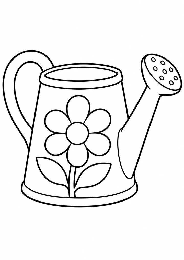 Le petit arrosoir fleuri