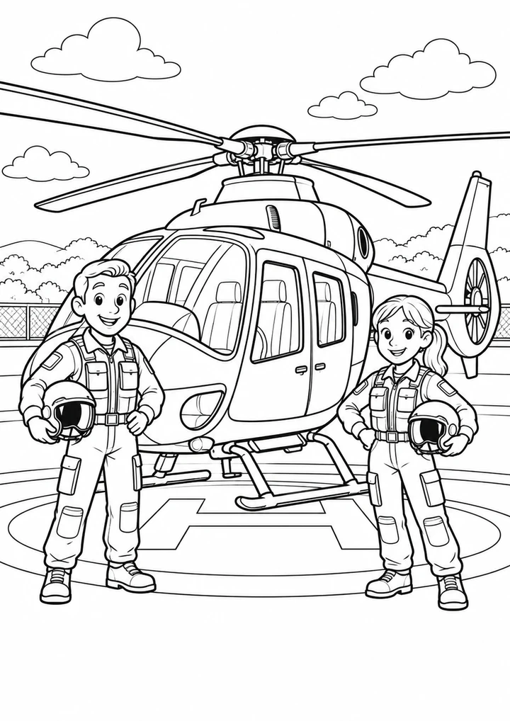 L’hélicoptère de police