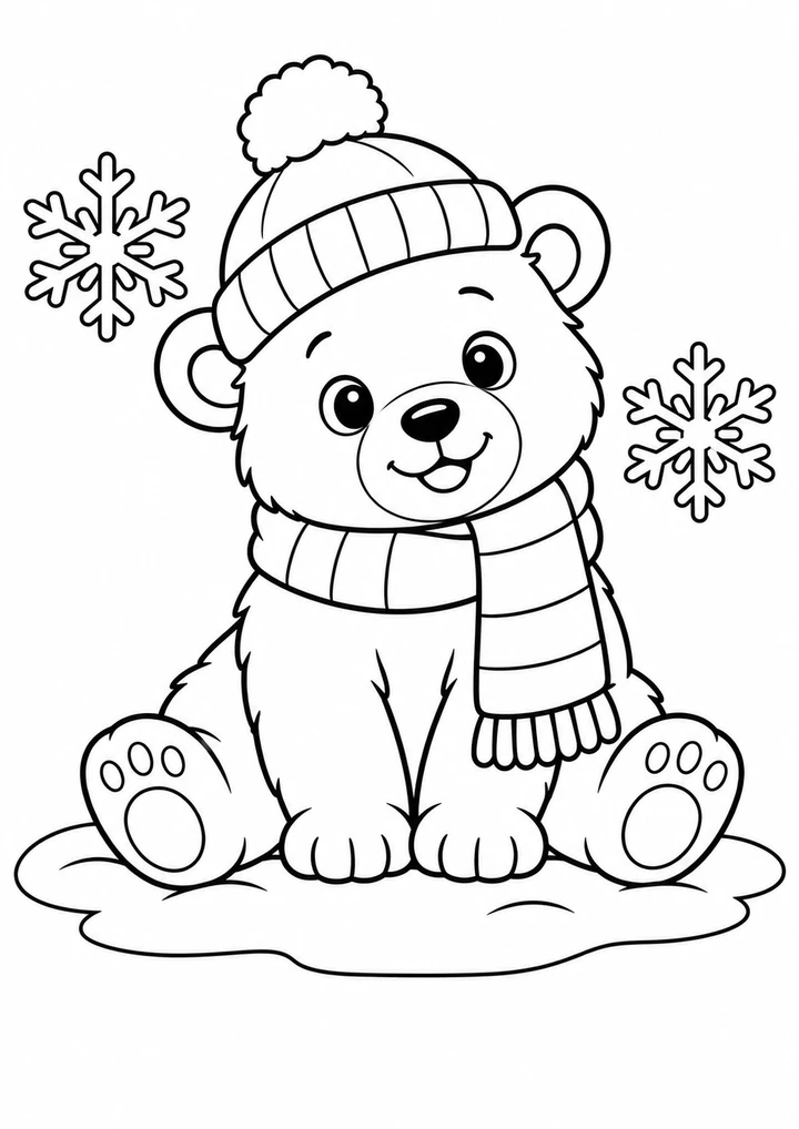L’ourson et son bonnet