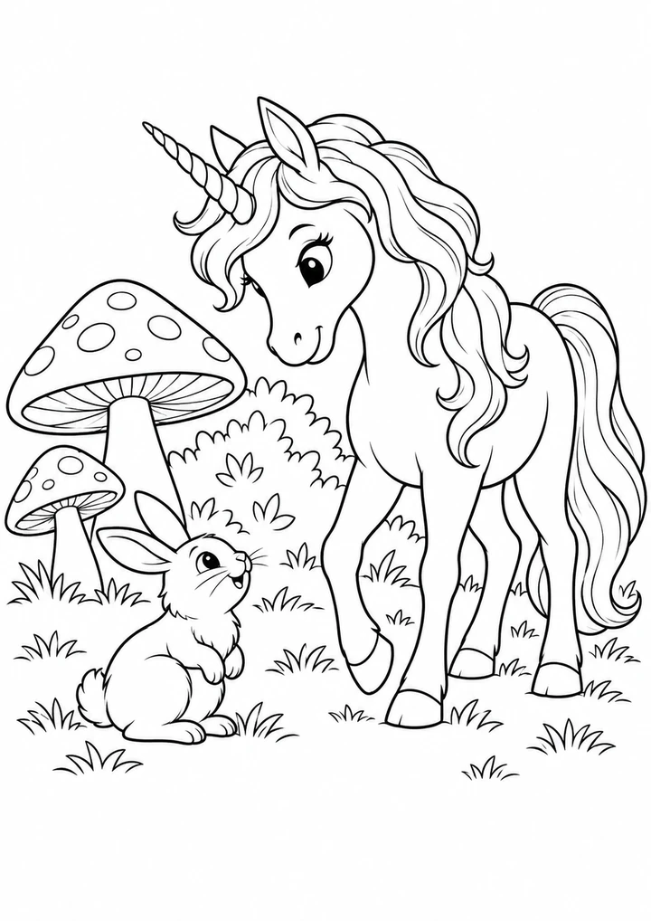 La licorne et le lapin
