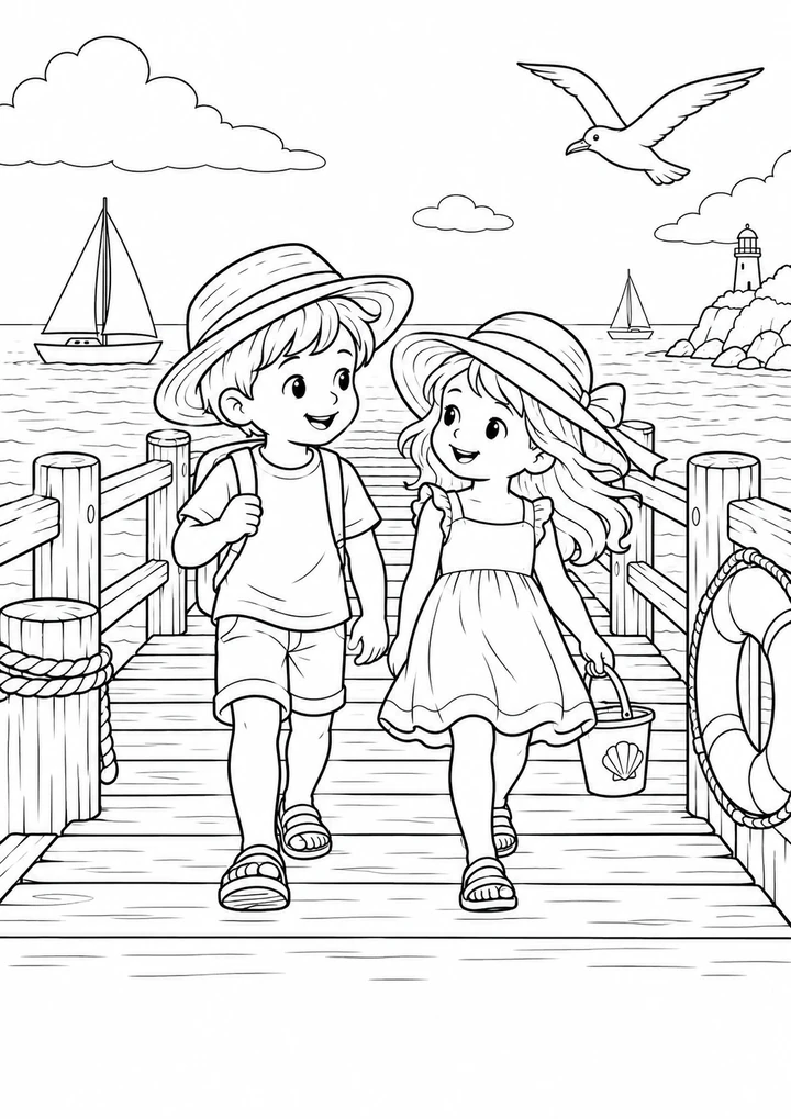 La promenade sur la jetée