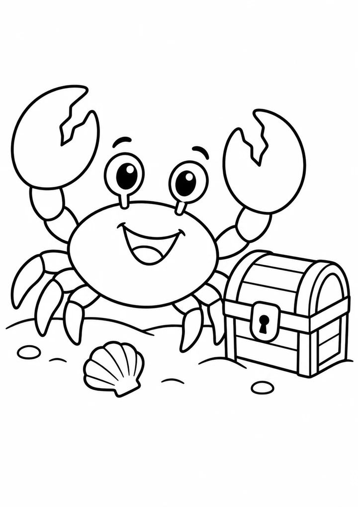 Le crabe et le trésor