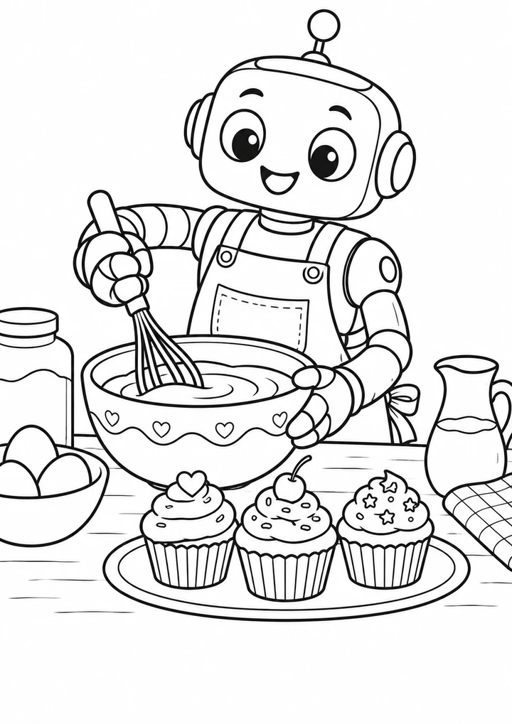 Le robot pâtissier aux cupcakes