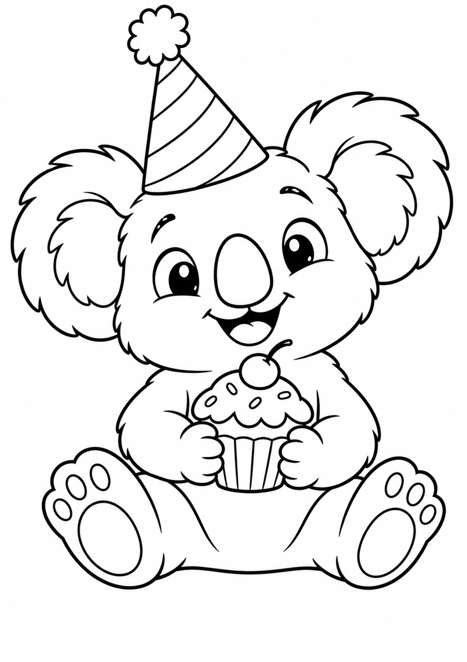 Le koala fête son anniversaire