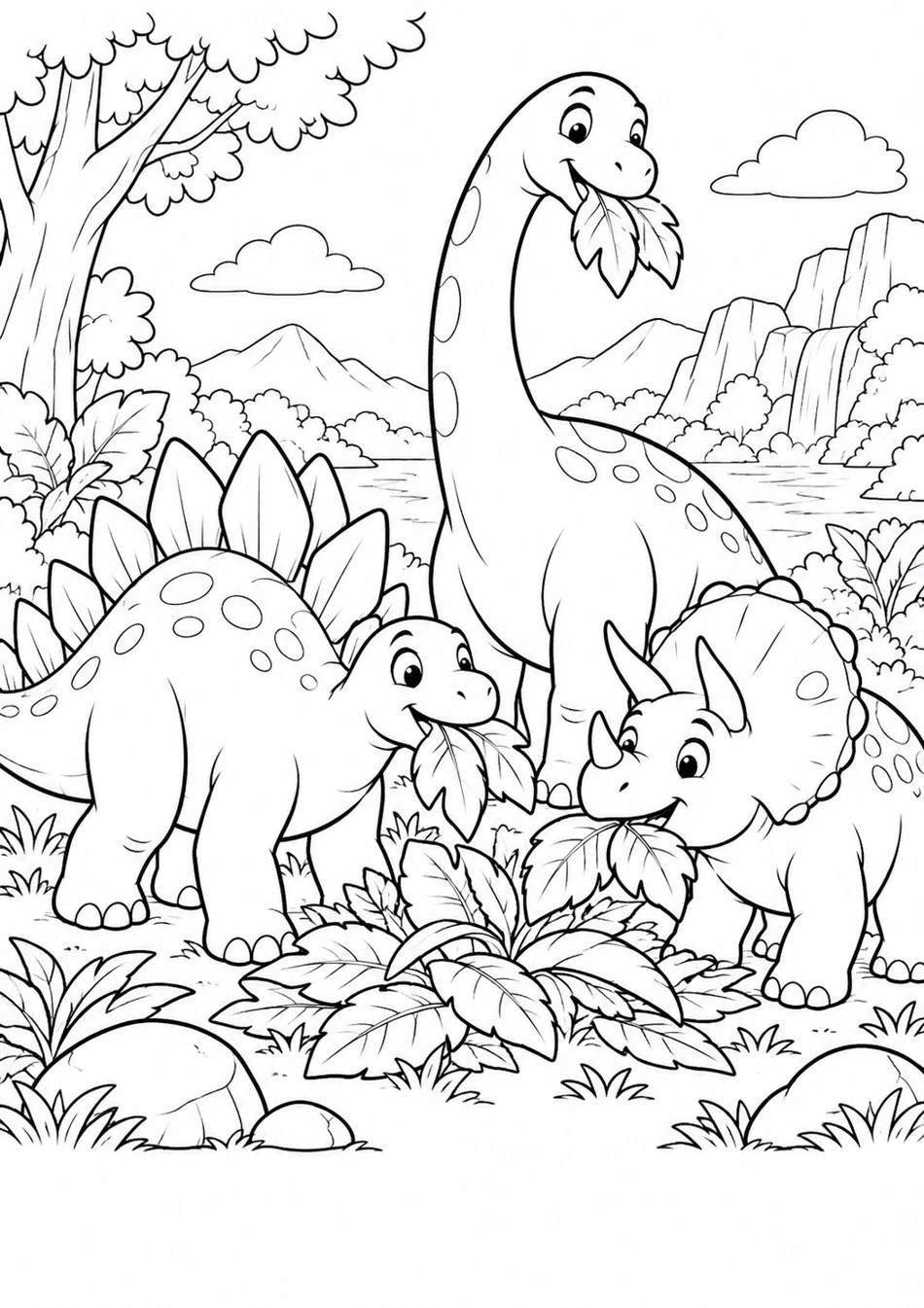 Le pique-nique des dinosaures