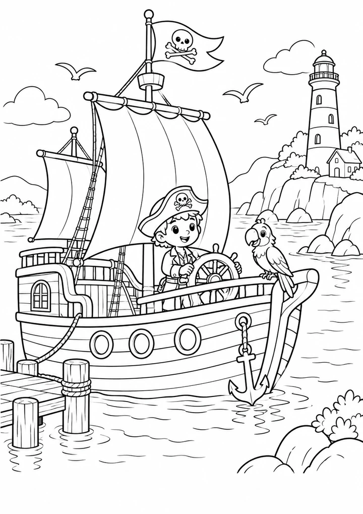 Le bateau dans la baie