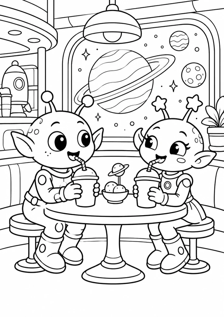 Le café des extraterrestres
