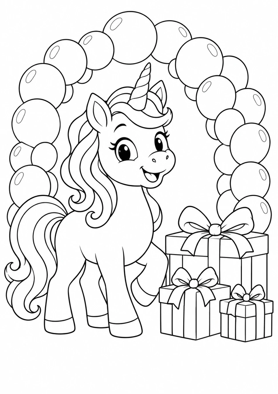 La licorne et les cadeaux