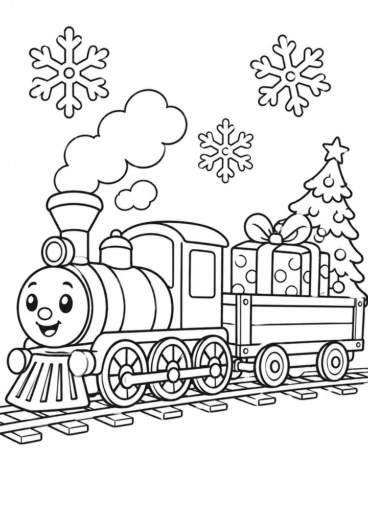 Le train de Noël