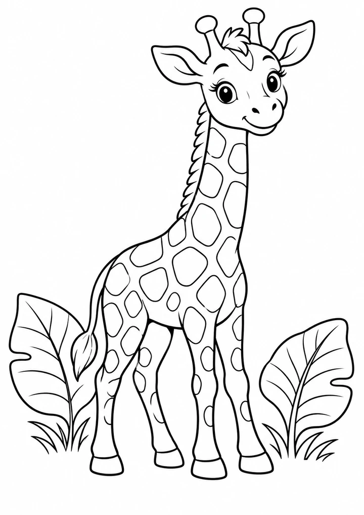 La girafe curieuse
