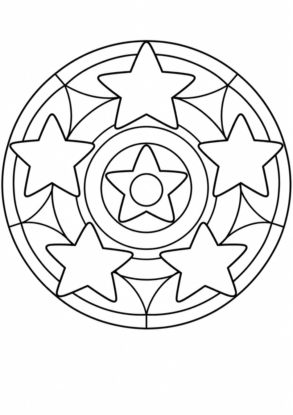 Le mandala des étoiles